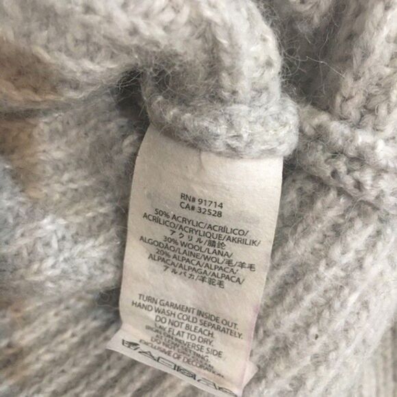 Armani Exchange Wool Blend Ribbed Sequined Scoop Neck Sweater XS - Picture 8 of 8